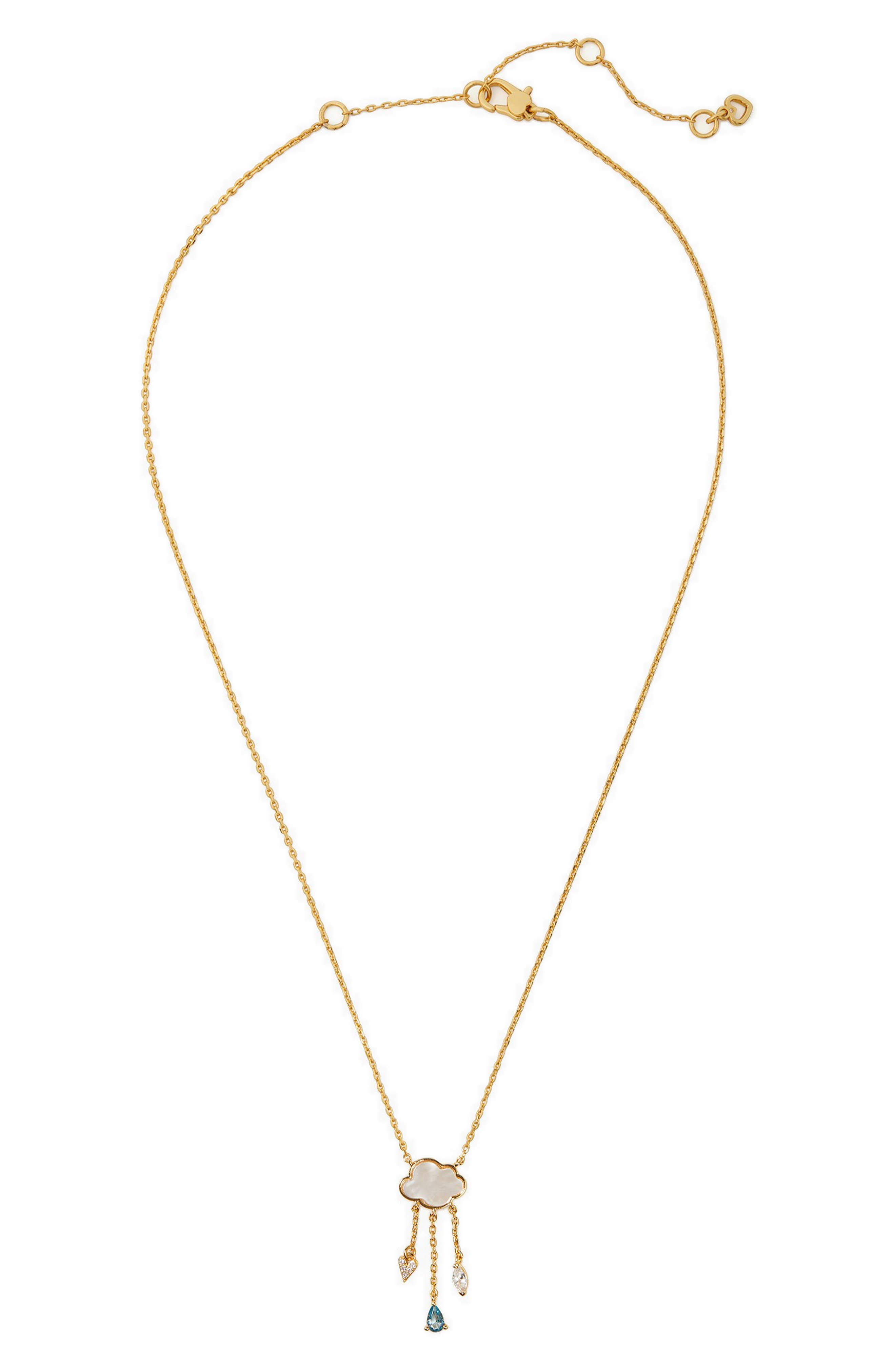 mini initial pendant necklace kate spade new york