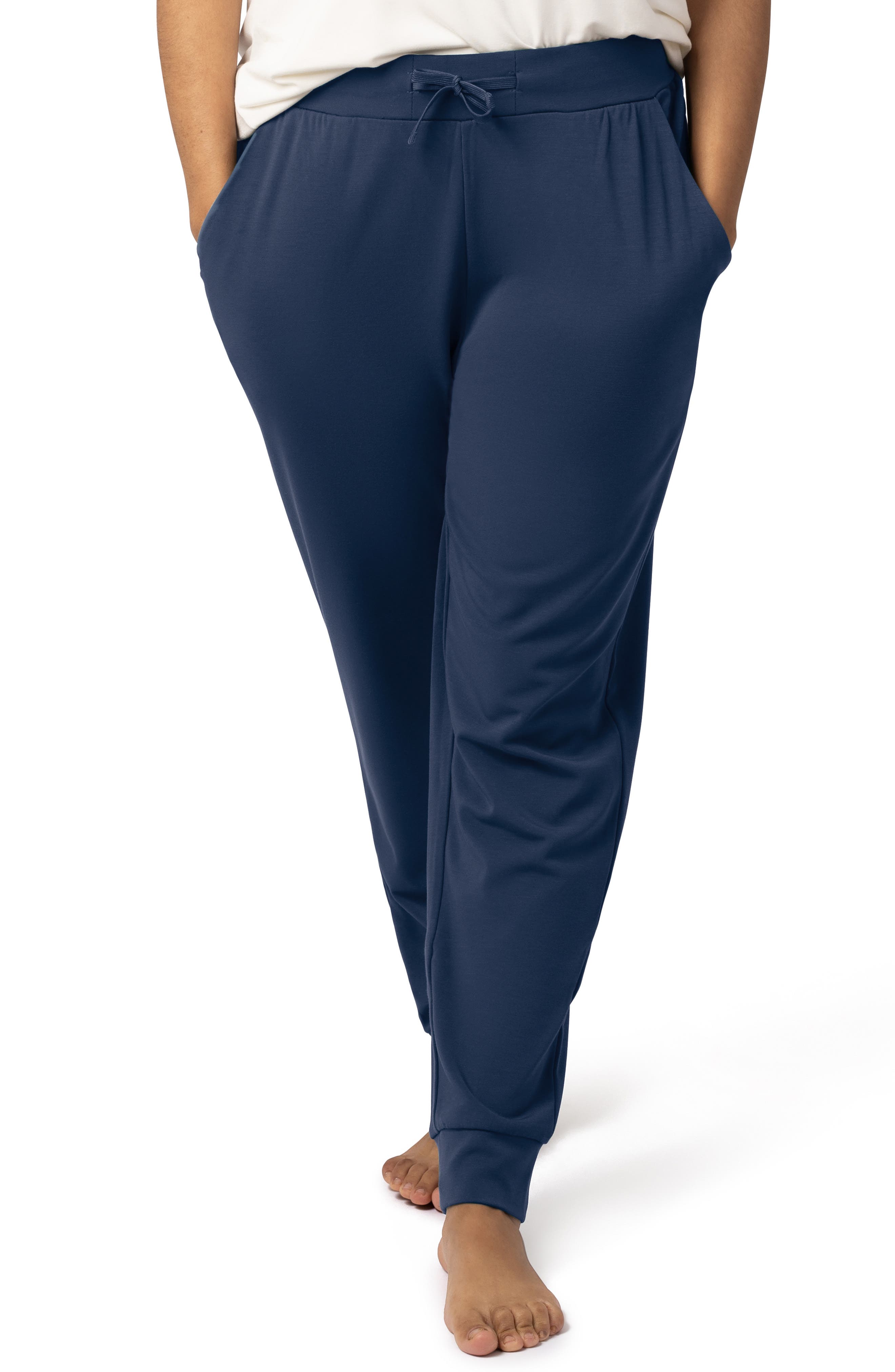 Kindred Bravely Relaxed Fit Maternity Sweatpants in Navy 