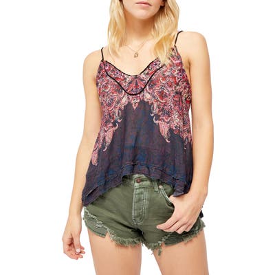 Free People Way You Walk Print Camisole, Blue