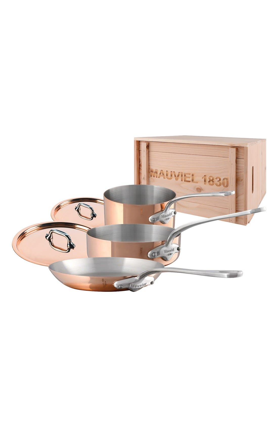Mauviel 'M'héritage® M'150s' 5Piece Copper & Stainless Steel