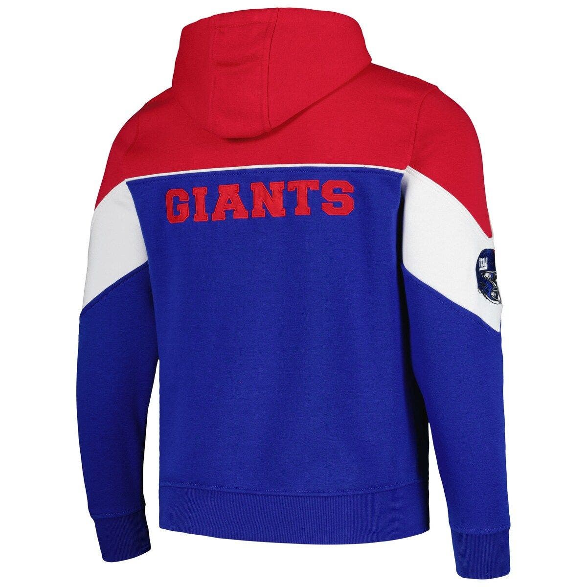 Men's Starter Royal/White New York Giants Halftime Long Sleeve T-Shirt Size: Small