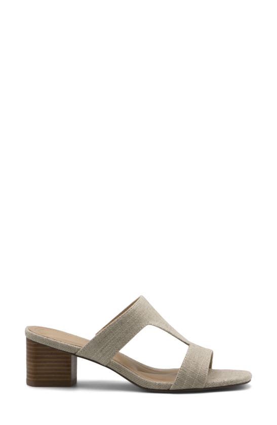 Shop Adrienne Vittadini Adelyn Sandal In Natural