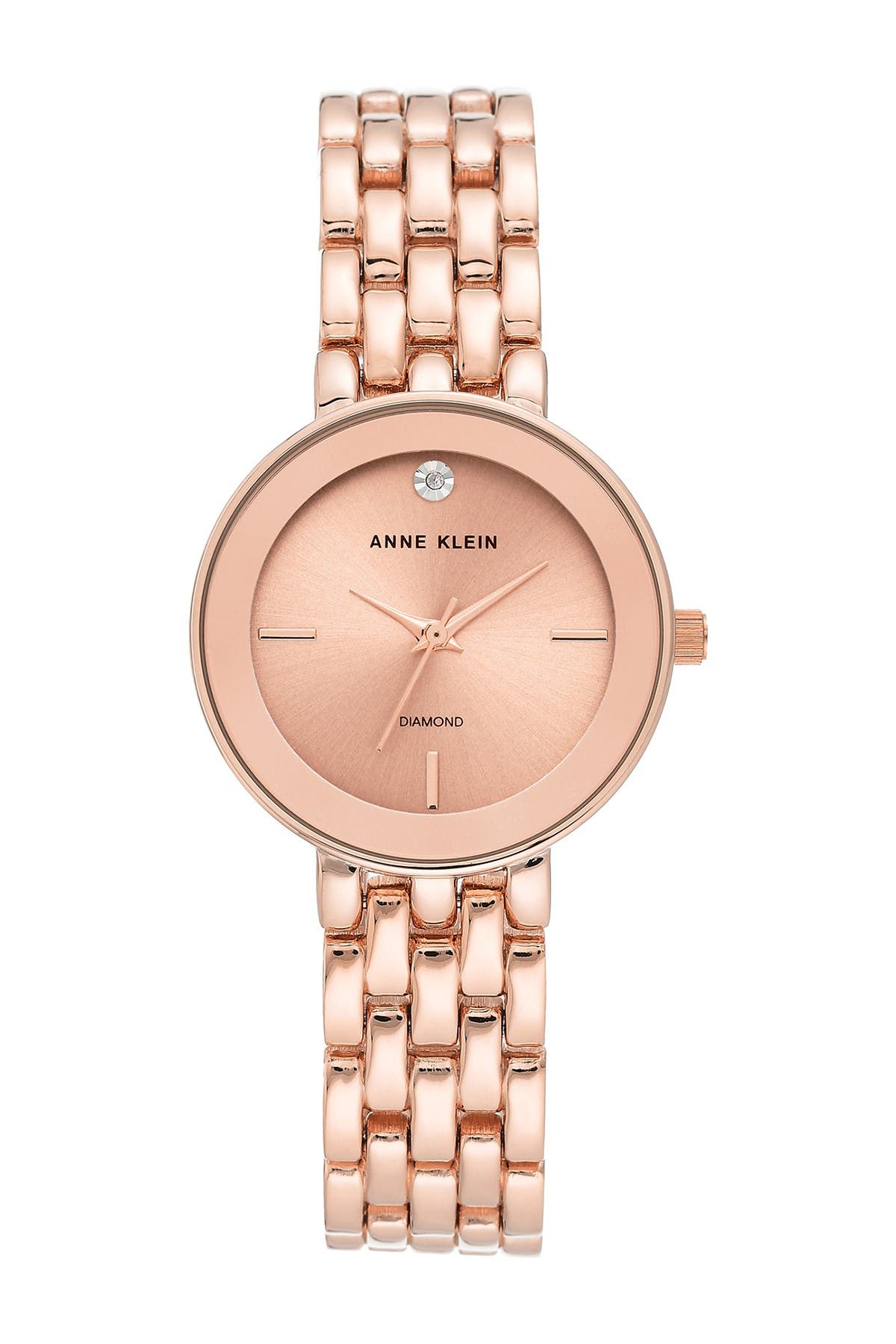 Anne Klein Women's Diamond Dial Bracelet Watch | ModeSens