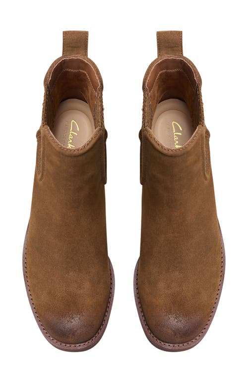 Shop Clarksr Clarks(r) Chamberly Top Chelsea Boot In Walnut Suede