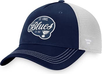 St. Louis Blues Fanatics Branded Fundamental Colorblocked Snapback Hat -  Navy/Gold