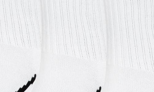 Shop Nike Kids' Simple Swoosh 6-pack Crew Socks In White/black