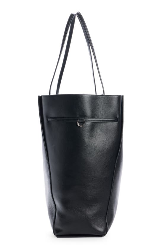Shop Givenchy Large Voyou Leather East/west Tote In Black