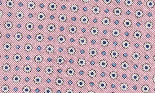 ETON ETON GEOMETRIC PRINT SILK POCKET SQUARE 