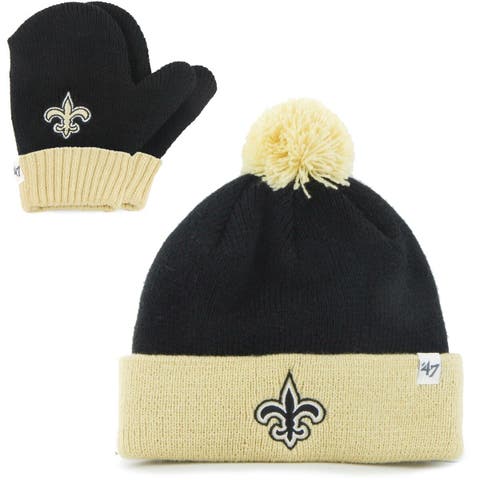 Indianapolis Colts '47 Toddler Bam Bam Cuffed Knit Hat with Pom and Mittens  Set - Royal/White