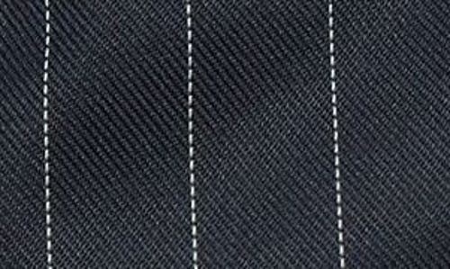 Laquan Smith Pinstripe Tailored Halter Vest In Navy