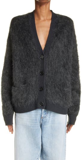 Acne Studios Rives Mohair & Wool Blend Cardigan | Nordstrom