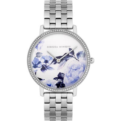 Rebecca Minkoff Major Floral Dial Bracelet Watch, 35Mm