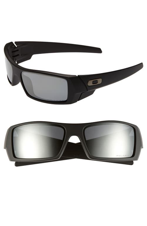 Oakley 'Gascan' 60mm Polarized Sunglasses in Matte Black at Nordstrom