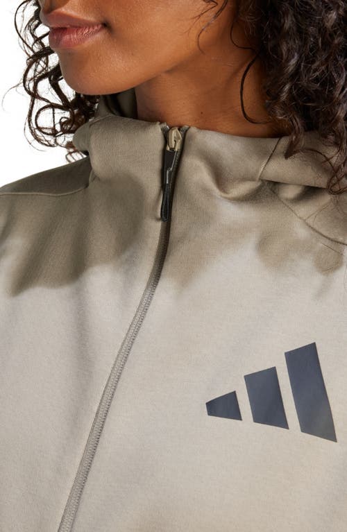 Shop Adidas Originals Adidas Z.n.e. Hoodie In Clay