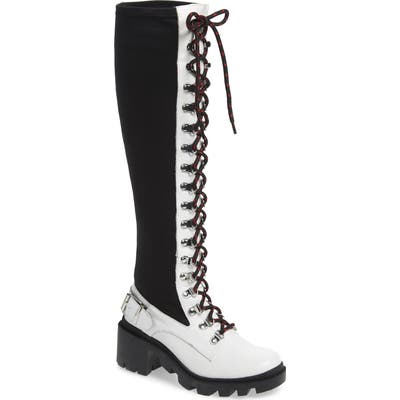 Silent D Nexton Knee High Boot, White