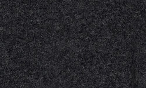 Vince Quarter Zip Sweater In Dark Heather Grey
