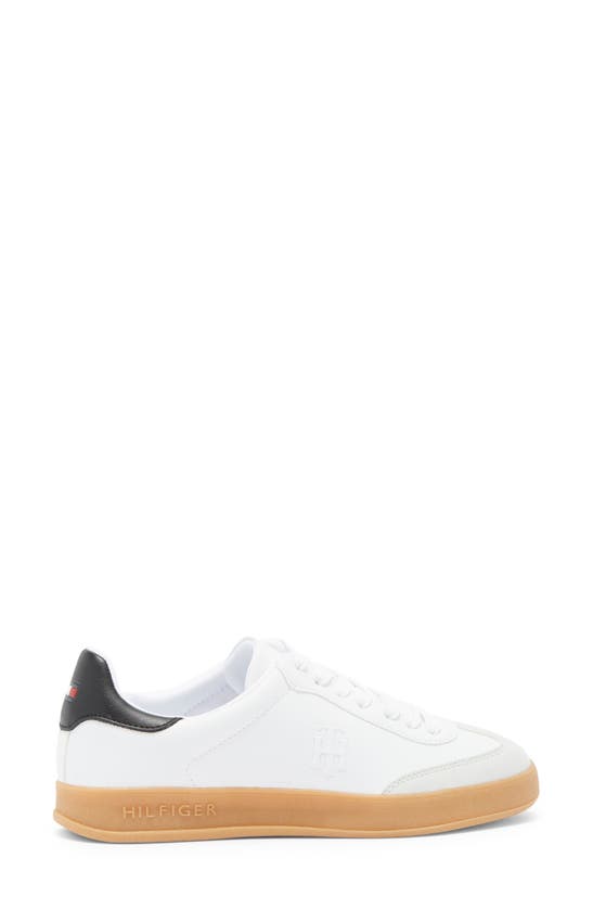 Shop Tommy Hilfiger Low Top Sneaker In Black White