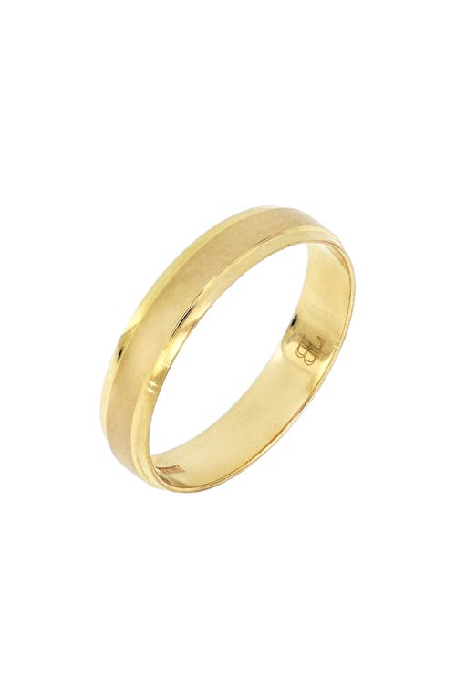 Bony Levy 14k Gold Satin Finish Ring in 14K Yellow Gold at Nordstrom, Size 12