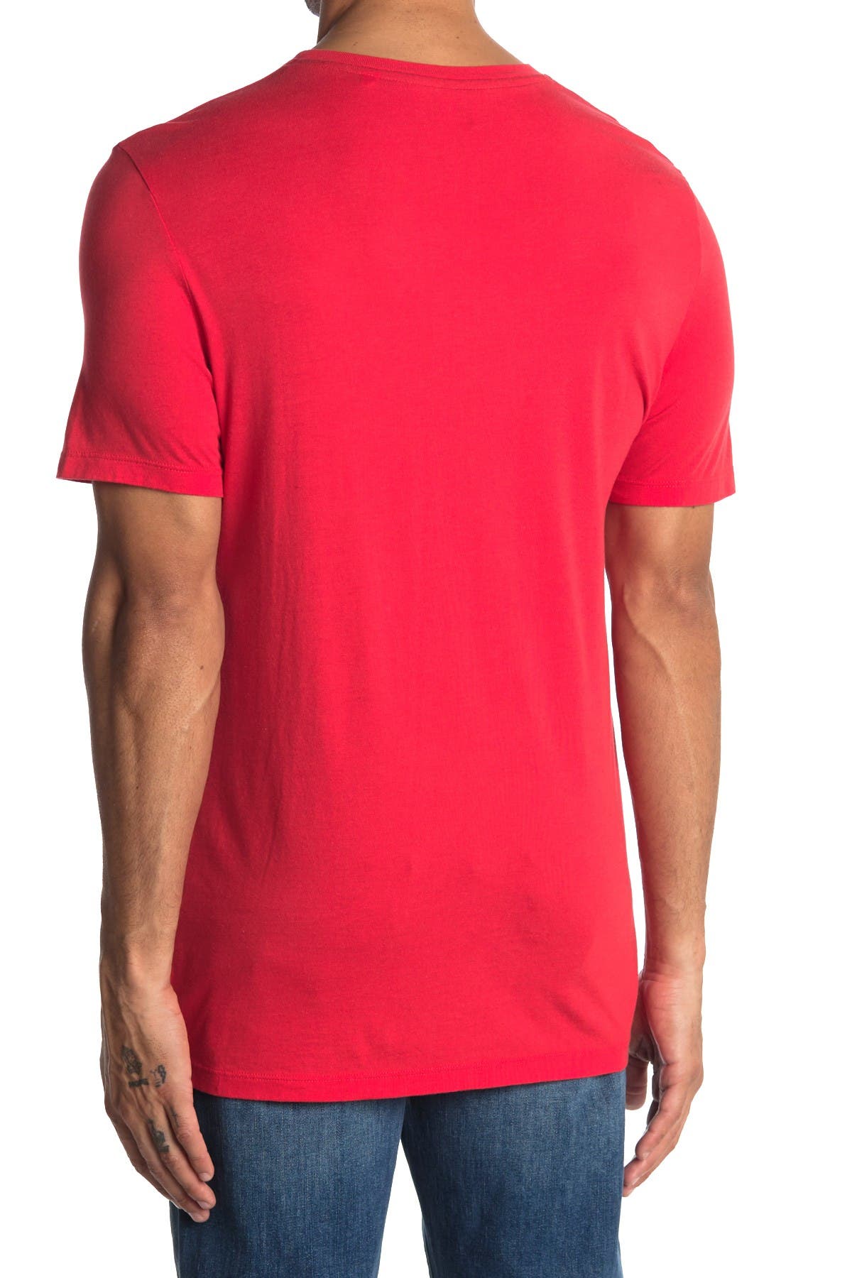 Ag Bryce Crew Neck Slim Fit T-shirt In Medium Pink