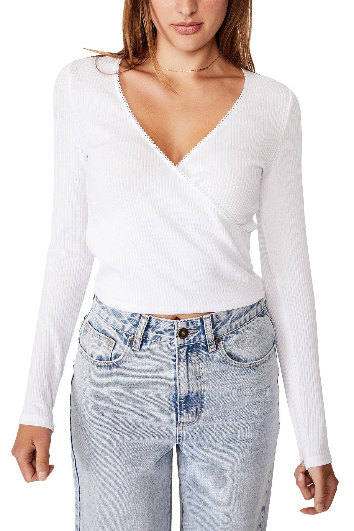 wrap top cotton on