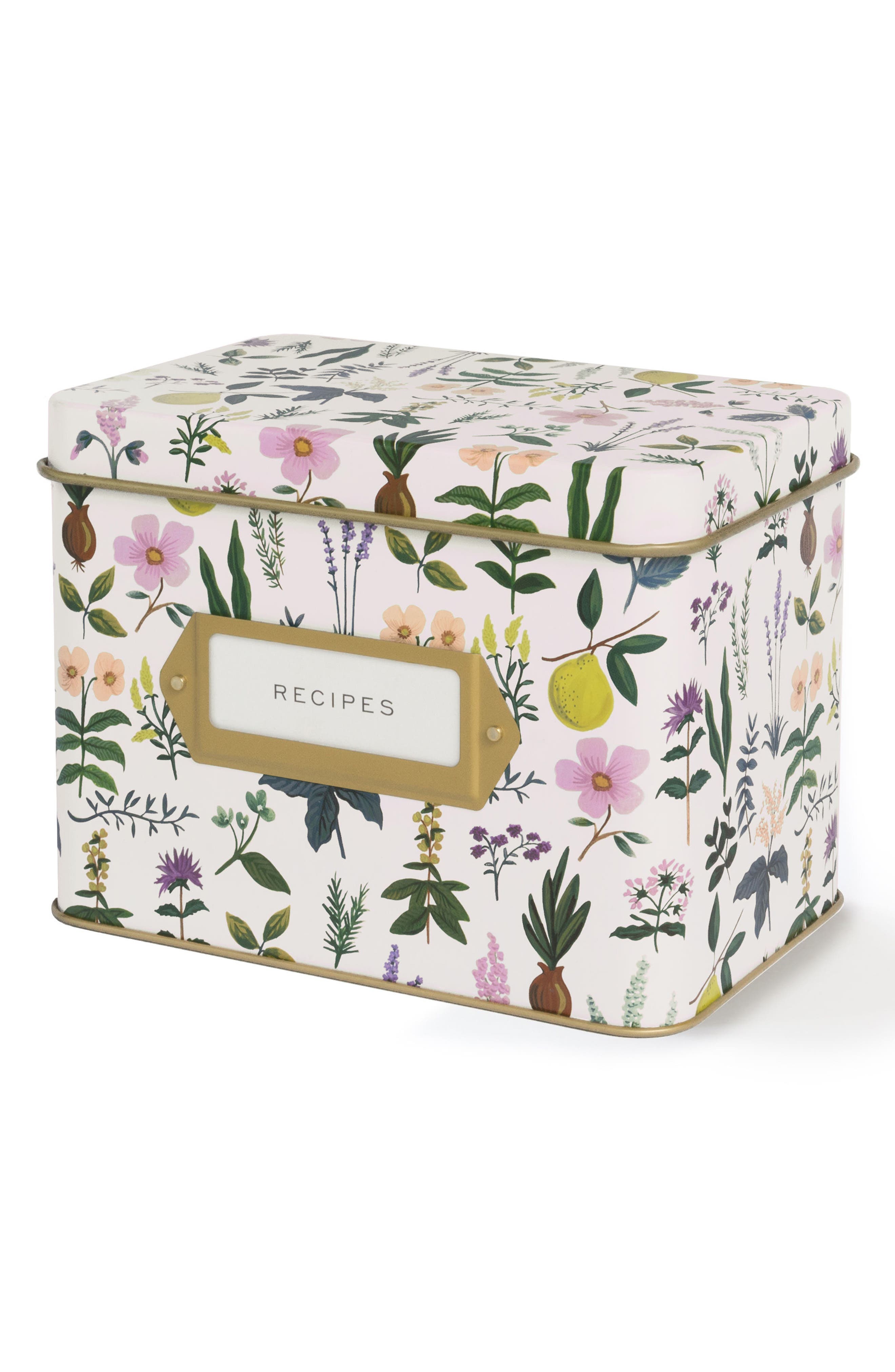 Rifle Paper Co. Notepad, Recipe Cards & Recipe Box Set Nordstrom