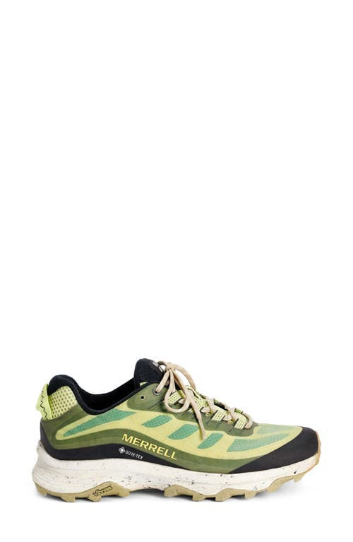 Merrell X Sweaty Betty Moab Speed Gore-tex® Hiking Shoe In X Sb Laurel/lime