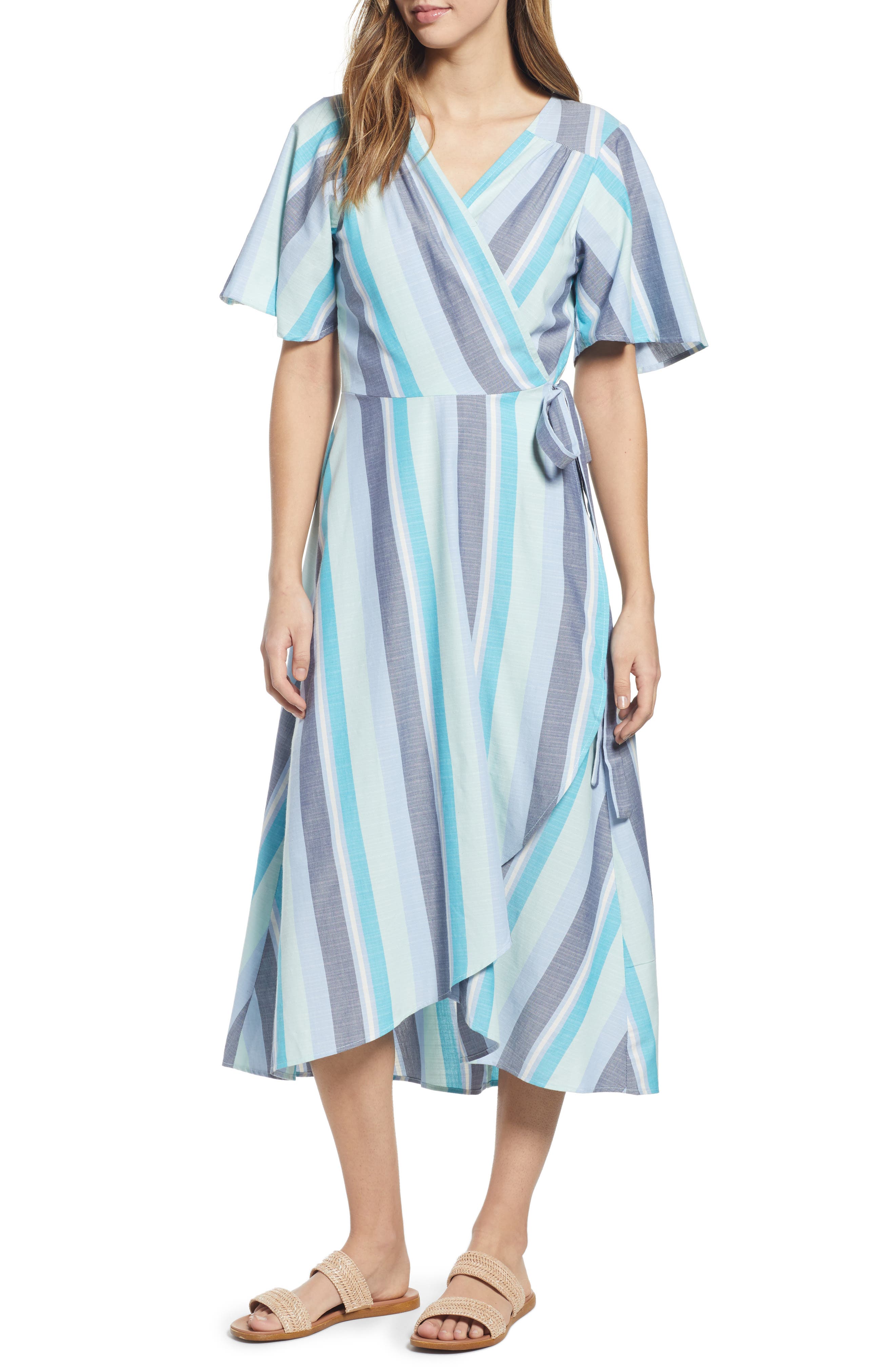 bobeau wrap dress