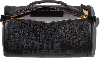 The Duffle Leather Shoulder Bag in Black - Marc Jacobs