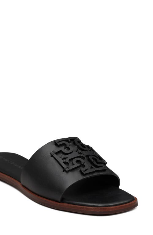 Shop Tory Burch Ines Slide Sandal In Perfect Black/perfect Black