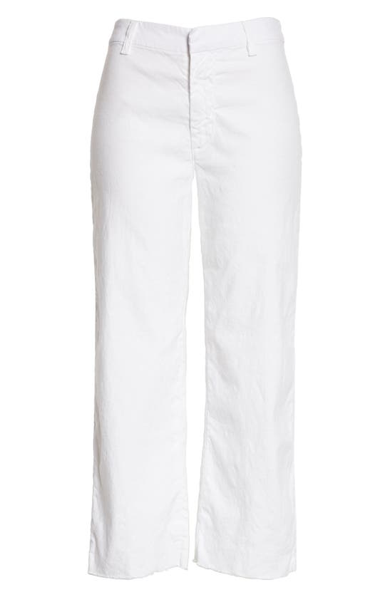 Frank & Eileen The Italian Crop Pants In White