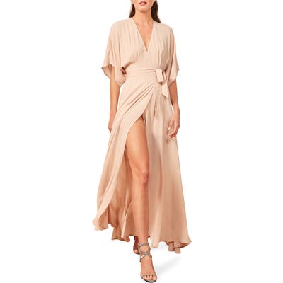 Reformation Winslow Maxi Dress, Beige