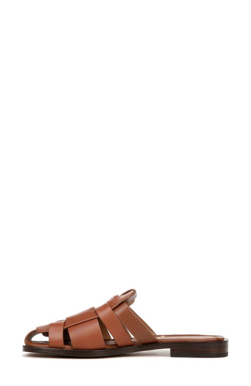 Sam Edelman Dina Slip On Mule Saddle Leather In Saddle