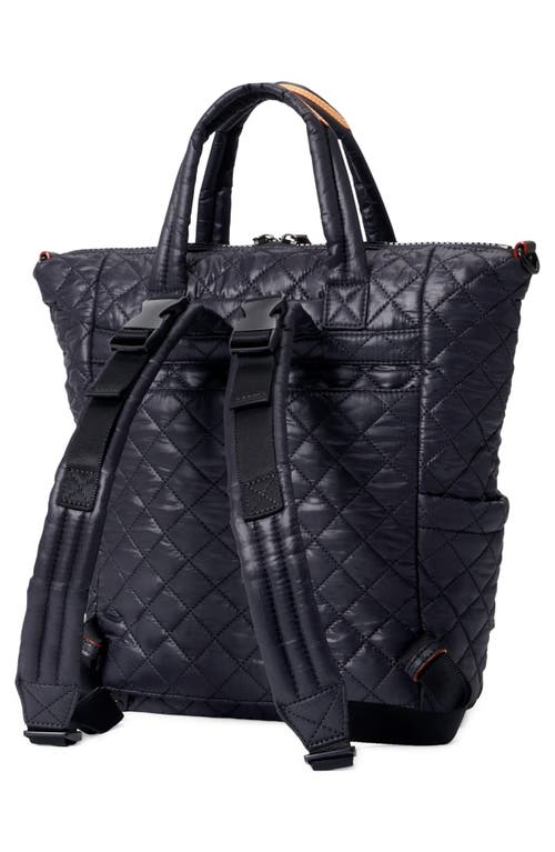 Shop Mz Wallace Small Metro Quilted Nylon Utility Backpack In Black