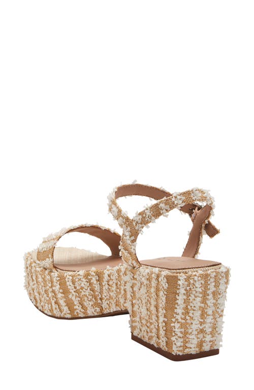 Katy Perry The Busy Bee Ankle Strap Platform Sandal In White Multi