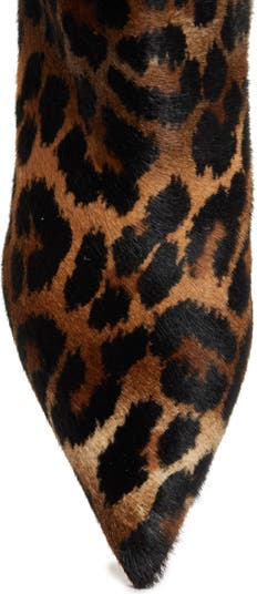 Christian Louboutin - So Kate Booty 85 Leopard-Print Calf Hair Ankle Boots - Animal Print - IT38 - Net A Porter