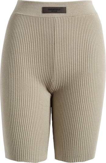 Ribbed cotton cycling shorts – belle you