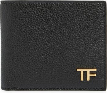 TOM FORD T-Line Soft Grain Leather Bifold Wallet