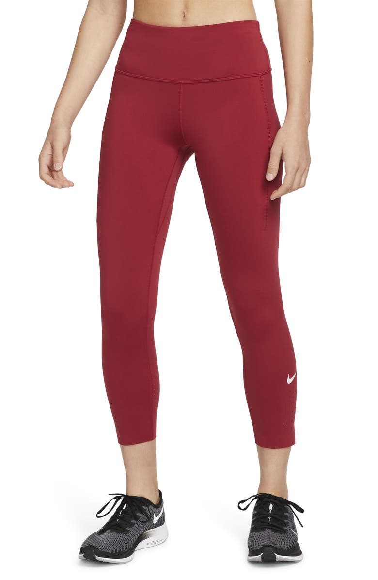 Nike Luxe Crop Pocket Running Tights | Nordstrom