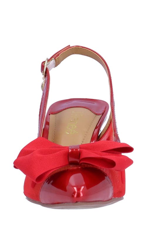 J. Reneé Kadence Slingback Pump In Red