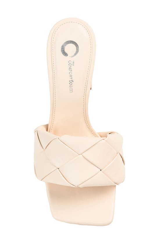 Journee Collection Maysie Square-toe Pump In Off White