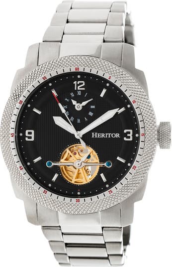 Heritor automatic men's helmsley watch hotsell