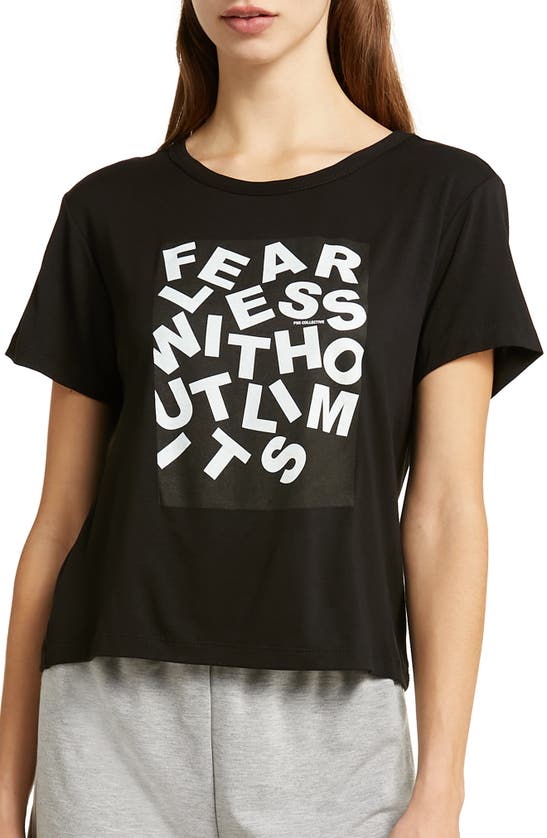Psk Collective Fearless Graphic Tee In Black