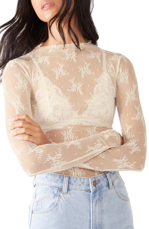 Free People Lady Lux Layering Top in Evening Creme