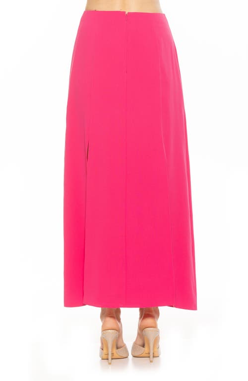 Alexia Admor Women's Sansa Side Slit Maxi Skirt In Hot Pink