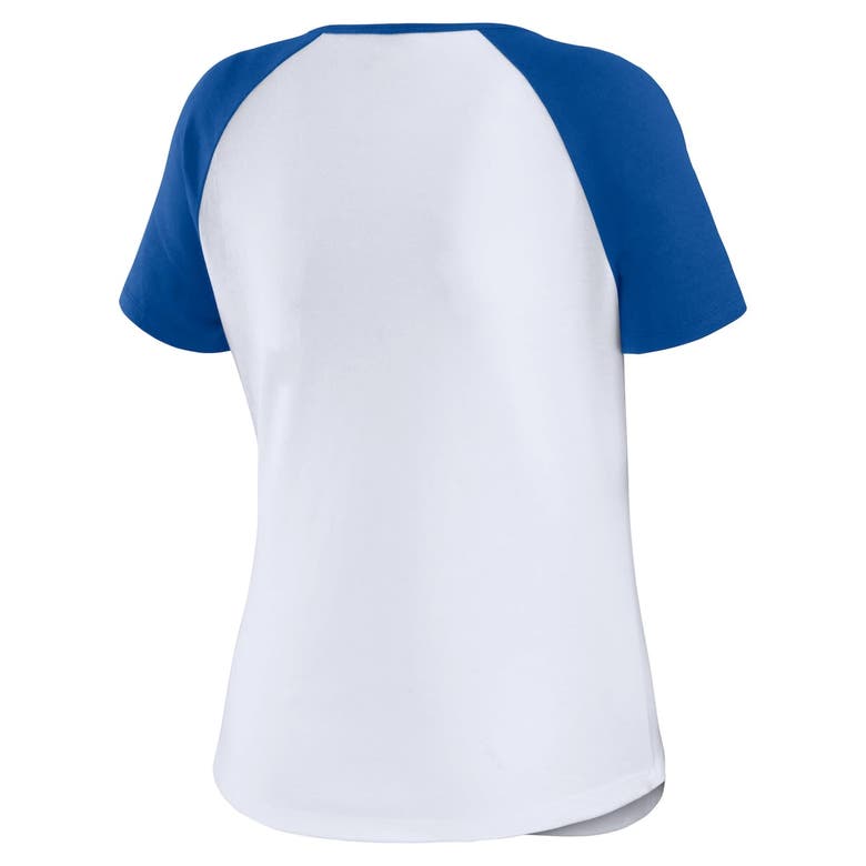 Shop Wear By Erin Andrews White Florida Gators Baseball Logo Raglan Henley T-shirt