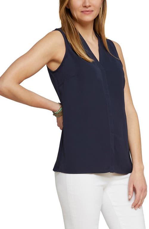 NIC+ZOE Day to Night Top in Dark Indigo