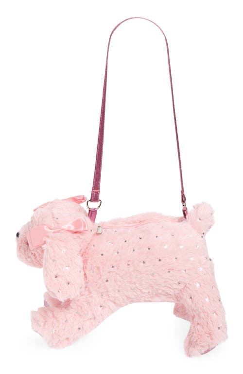 Capelli New York Kids' Faux Fur Puppy Bag in Pink Combo