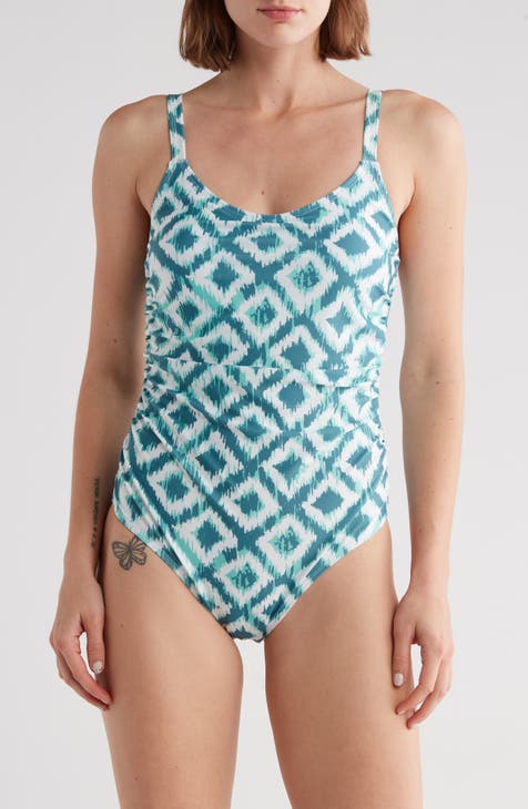Side Ruching One-Piece Swimsuit