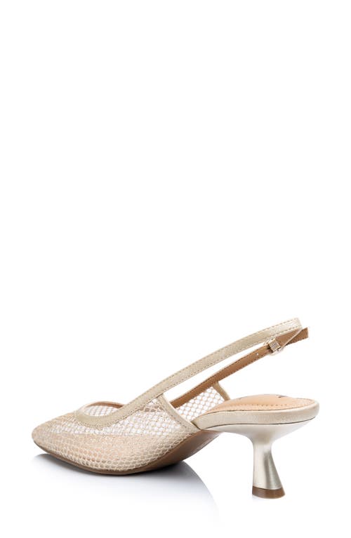 Shop Me Too Zabrina Pointed Toe Pump In Gold