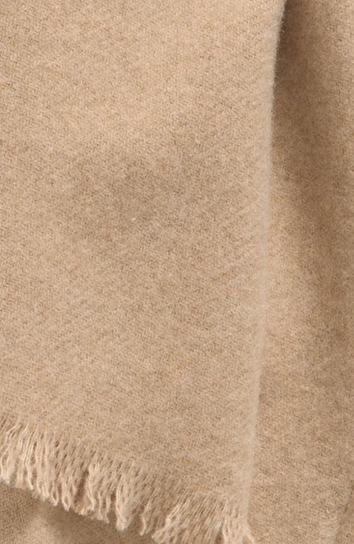 Shop Rag & Bone Joni Wool Scarf In Biscuit